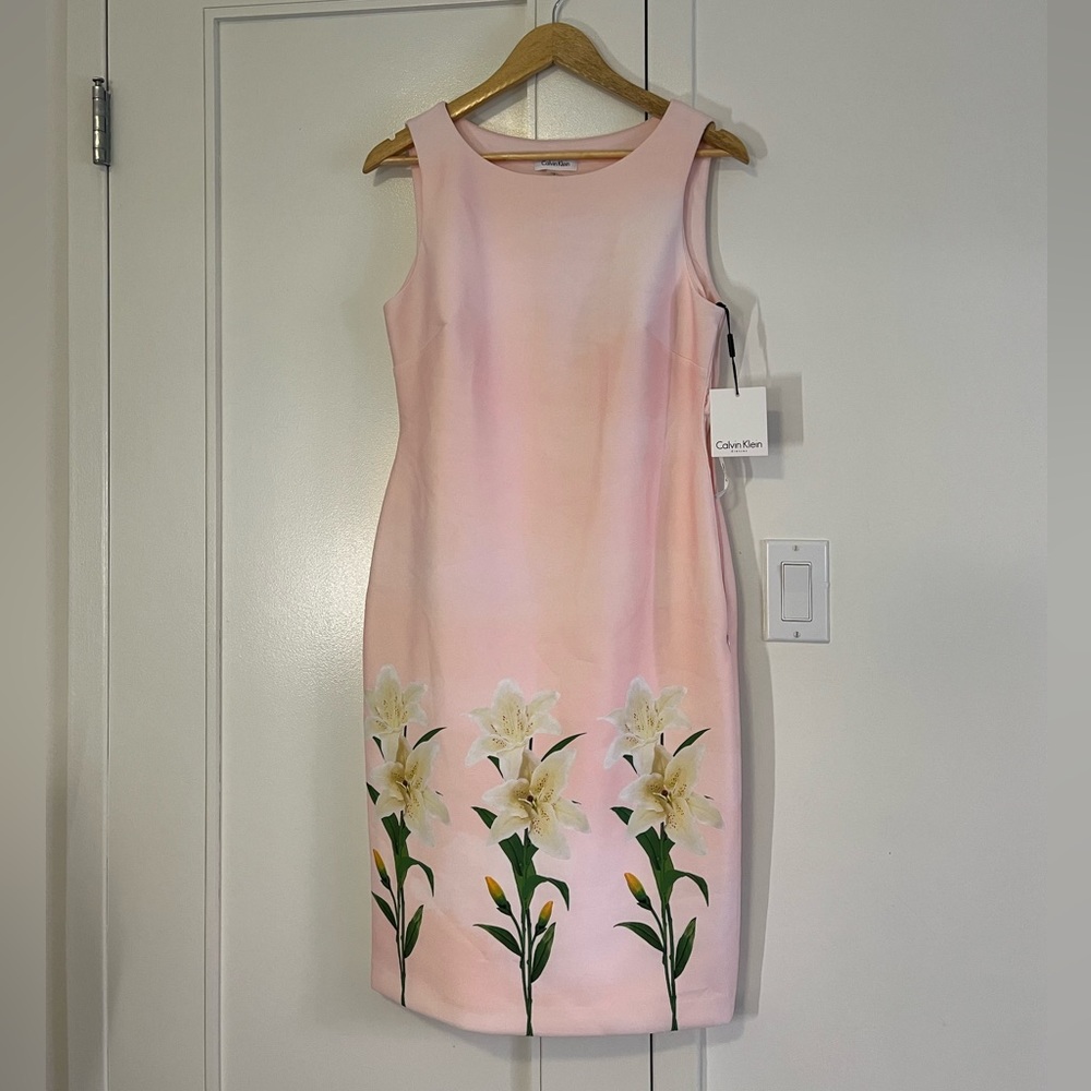 Calvin Klein pink dress